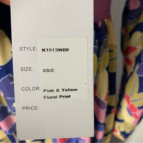 Unique Vintage Navy Purple 70s Style Long Sleeve Maxi Dress Spring Summer XS - Picture 10 of 13